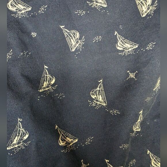 POLO RALPH LAUREN‎ Stretch Classic Fit Sailboat Print Chino Shorts - Size 35 - Picture 6 of 8